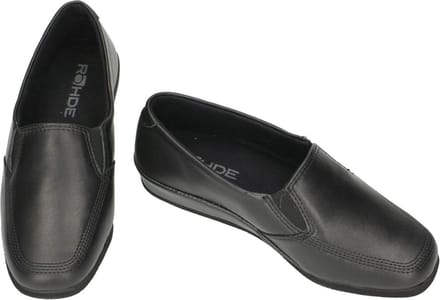 Rohde -Dames - zwart - pantoffels - maat 36.5