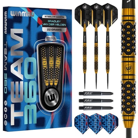 Winmau Team 360 Bradley van der Velden 90% - Dartpijlen