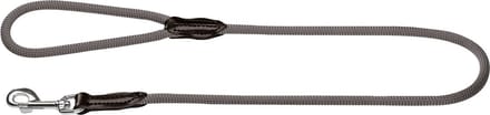 Hunter Looplijn Freestyle Nylon Rond Grijs - Hondenriem - 110x1 cm