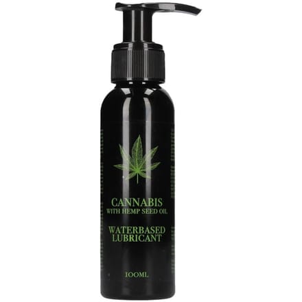 Cannabis with Hemp Seed Oil Water Based Lubricant - 3 fl oz / 100 ml