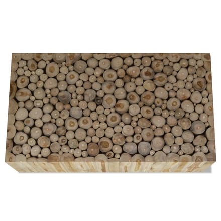 vidaXL - Salontafel - 90x50x30 - cm - echt - teakhout