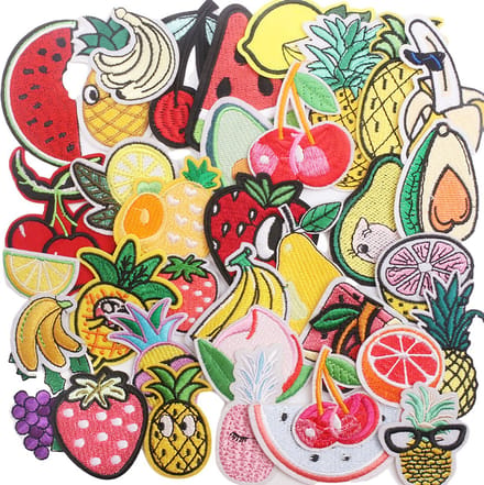 Fruit Combinatie Series -37 delige set -stof & strijk applicatie
