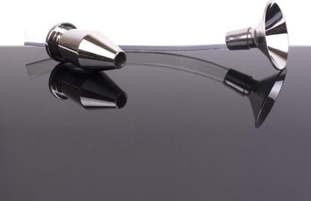 Anale Trechter met holle buttplug RVS - large