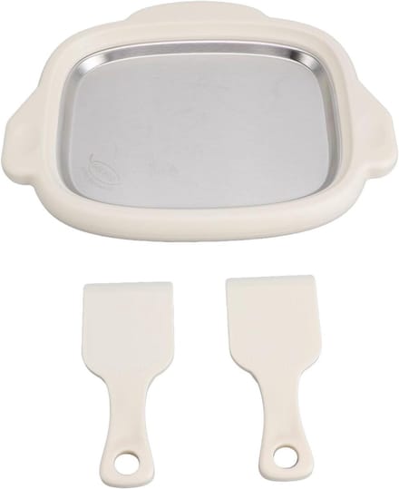 IJsmaker - Yogurt Maker - Desserts Maken - Roestvrij Staal - 2 Scheppen - Wit