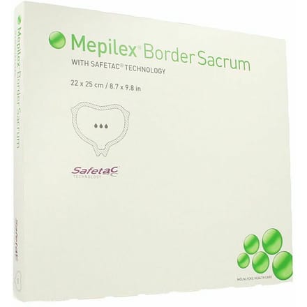 Mepilex Border Sacrum Ster 22,0x25,0 5 282460