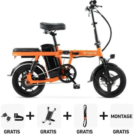 Combi-Deal! | ENGWE T14 Vouwfiets - Oranje