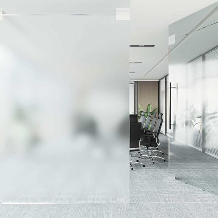 vidaXL - Raamfolies - mat - PVC - grijs