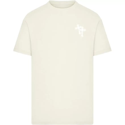 Mister Tee - Believe In Strength Heren Tshirt - S - Creme