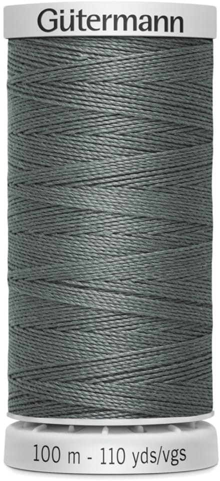 Gutermann Super Sterk Garen 100 Mtr. Col 701 Grijs.
