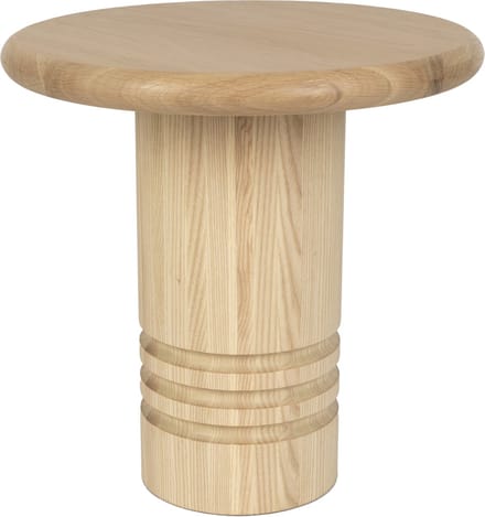 Zuiver Chunk Bijzettafel Rond 45 cm Hout - Beige