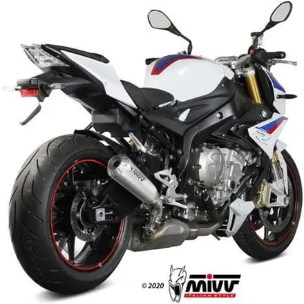 motoruitlaat Mivv X-M1 - titane/inox BMW S1000R