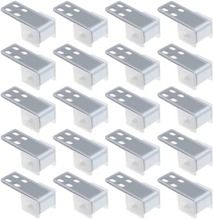 Allecto - Bekleding Meubels Spring Clips - 20 Stuks - Zilver