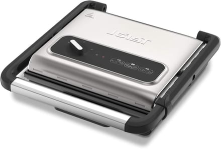 Contact Grill - Panini Maker - Lekker Grillen - Verstelbare Thermostaat - 2000 Watt - Grijs Zwart