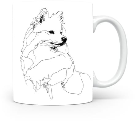 Beker Japanse Spitz