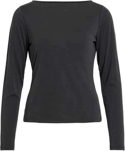 Vila Modala T-shirt Met Lange Mouwen Zwart L Vrouw