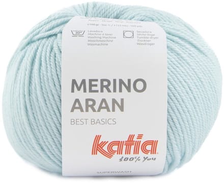 Katia Merino Aran - 97 licht hemelsblauw - Merinogaren