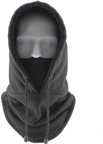 Fleece 3-in-1 Muts - Grijs | One size | Polyester | Skimasker / Bivakmuts | Fashion Favorite