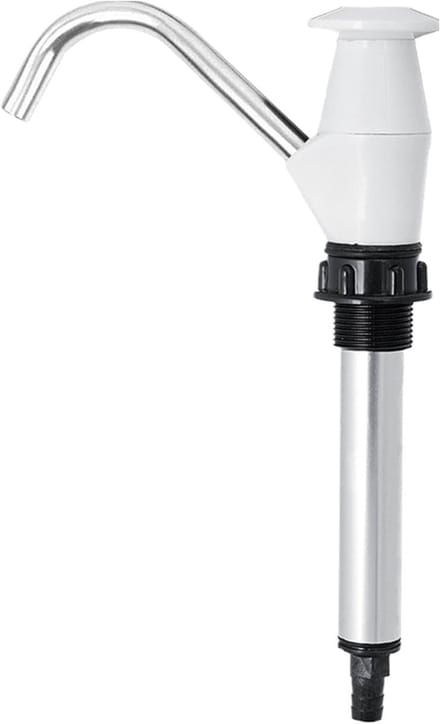Handmatige Waterpomp - Kraanpomp - Water Pompen Buiten - Geen Stroom Nodig - 41 cm Uitgeschoven - Wit