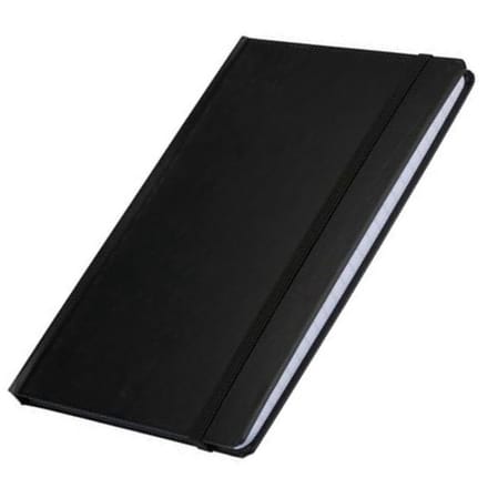 Notitieboek - zwart - A5 - topwrite - 80gsm - 128 bladzijdes