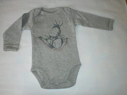 noukie's 2 pack , bodyset , jongen , grijst , lange mouw , paco , 3 maand  62