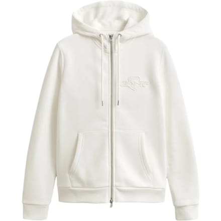 Dames Regular Zip Hoody Gant Tonal Shield