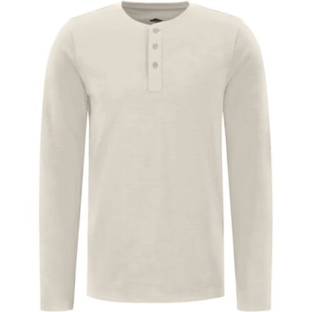 Fynch-Hatton T-Shirt Longsleeve Henley Slub Off White / male