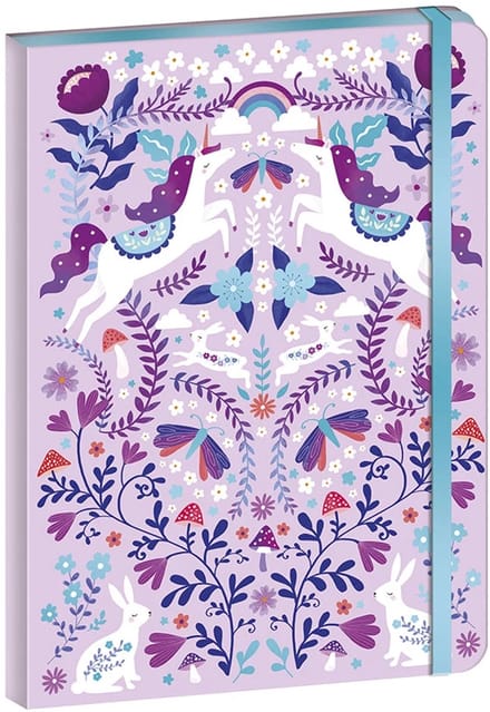 Janod - Dreamland - Unicorn notitieboek - 144 Gedecoreerde pagina's
