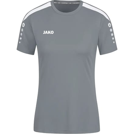 Jako Power Shirt Korte Mouw Dames - Steengrijs | Maat: 38