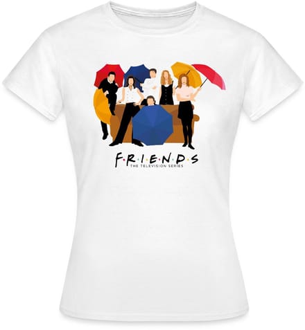 Friends Paraplu's Pose T-Shirt Dames