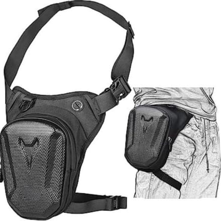 Beentas - Beentas motorfiets - Beentas - Motorfiets heuptas - Motortas - Zwart