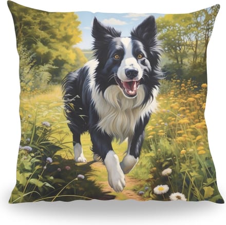 Kussen - Huisdier Portret - Border Collie 1 - 30 cm