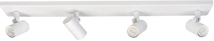 Spot Picollo 4 lichts L 65 cm incl mini GU10 wit