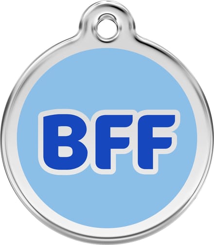 Red Dingo Hondenpenning 30 mm Best Friend blauw