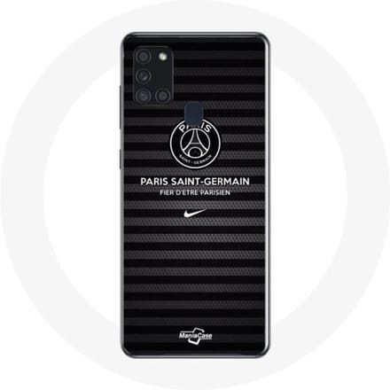 Coque - Maniacase - Galaxy A21S - Souple - Noir - Paris Saint Germain