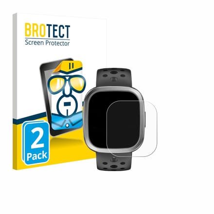 BROTECT - Screenprotector voor YYKY Smartwatch 1.72" - Folie Beschermfolie transparant 2 Stuks