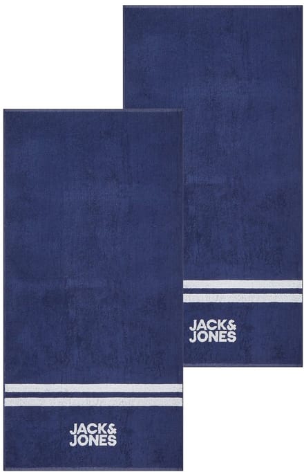 Jack & Jones JACCLUB Towel 2 Pack 80cm x 160cm badstof