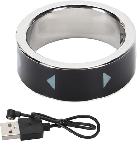 Slimme Bluetooth Ring voor Pagina Omzetten, Camera Afstandsbediening en Video Scrollen, Maat 22