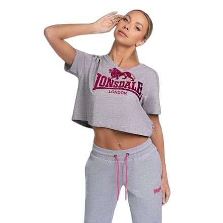 Lonsdale dames-T-shirt Heddle T-shirt, cropped, oversized