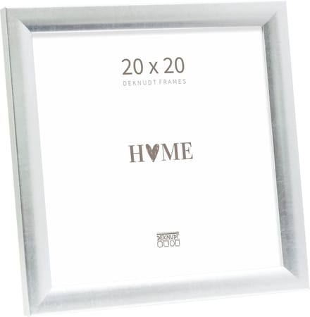 Deknudt Frames fotolijst S54SD2 - zilverkleur - hout - 20x20 cm
