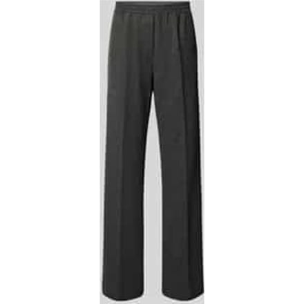 Regular fit broek met wol, model 'ZELMA'