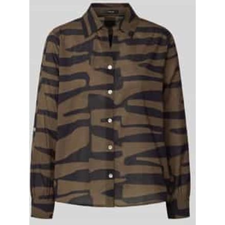 Regular fit blouse met knoopsluiting, model 'Fumani'