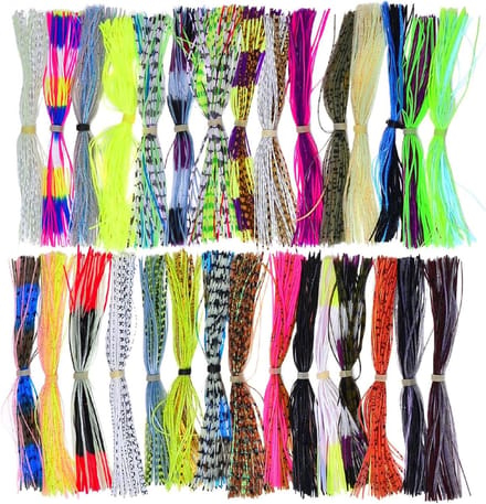 Spinnerbaits voor Bas - Jig Rokken Vervanging - Vissen - Levendige Bewegingen - 30 Bundels - Meerdere Kleuren