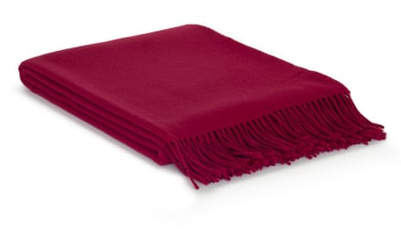 MoST - Wollen plaid Rio - 100% schapenwol - 140 x 200 cm - rood