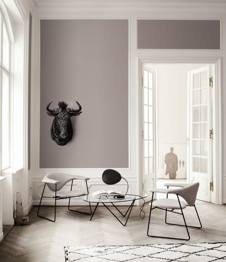 Gubi - Pedrera salontafel - messing - transparant glas - goud