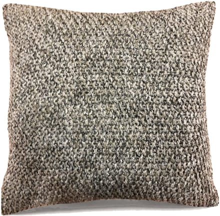 by Mooss - Sierkussen - Katoen - Geweven - Grey - Brown - 45x45 cm - Hip - Trendy - Accesoires - Decoratie