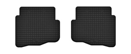 Wielganizator BasicProtect Serie - Rubberen Autovloermatten - Achterzijde - Volkswagen Fox 2005-2011 - 1,5 cm Rand