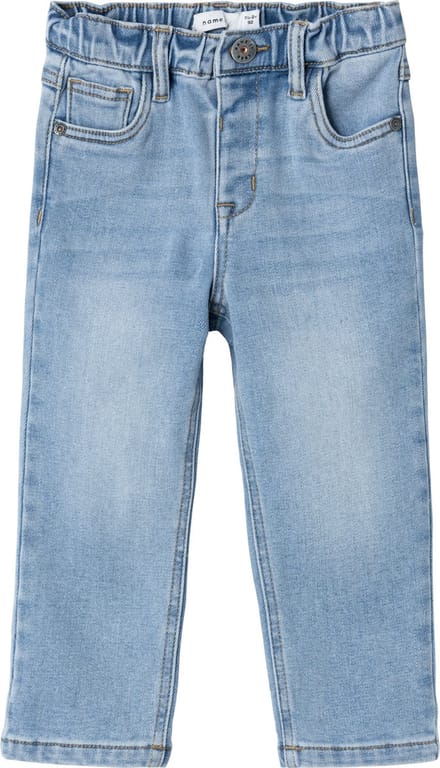 Name it broek jongens - light blue - NMMsilas tapered - maat 80