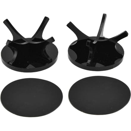 2 Pièces Support de Balles de Golf Haute Stabilité Forte Fermeté Simple Support d'Exposition pour Balles de Baseball Noir 2 Pièces black