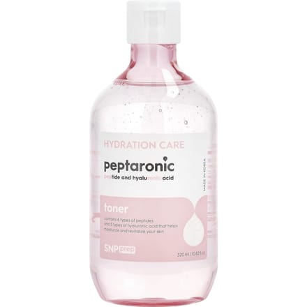 SNP, Prep Peptalone, Peptides and Hyaluronic Acid, Toner, 10.82 fl oz (320 ml) white