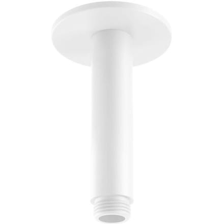 Herzbach DEEP WHITE ceiling arm for rain shower seven round 10 cm 23.964810.1.07